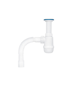 Сифон для кухонної мийки ANIplast 1 1/2''х40 мм з литим випуском А0515EU