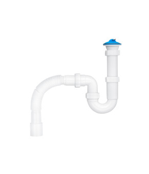 Сифон для кухонної мийки ANIplast 1 1/2''х40 мм з різьбовим випуском D0115EU