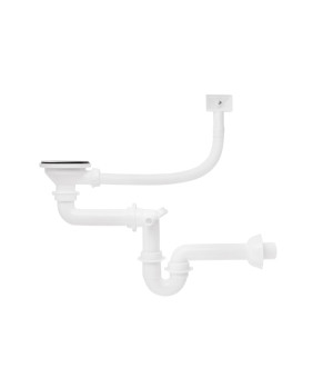 Сифон для кухонної мийки Kroner KRP Siphon - 010 3 1/2"х40 мм