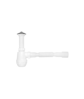 Сифон для кухонної мийки Kroner KRP - TW01 1 1/2"х40/50 мм