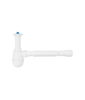Сифон для кухонної мийки Agua TW01 1 1/2"х40/50 мм з литим випуском