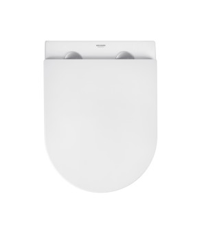 Унітаз підвісний безобідковий Kroner Harz WHI493736 RIMLESS з сидінням Slim Duroplast / Soft-close / Quick relase (KH493736WHIR)