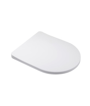 Подвесной безободковый унитаз Kroner Harz WHI523632 RIMLESS с сиденьем (KH523632WHIR)