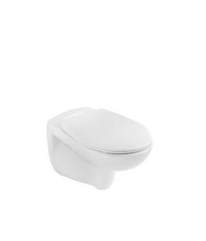 Унітаз підвісний безобідковий Kroner Oker WHI533536 RIMLESS з сидінням (KO533536WHIR)