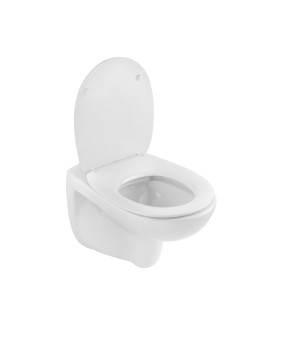 Унітаз підвісний безобідковий Kroner Oker WHI533536 RIMLESS з сидінням (KO533536WHIR)