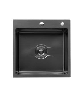 Кухонна мийка Kroner KRP Derby - 5050HM PVD (2,5/0,5 мм)