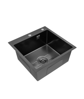 Кухонна мийка Kroner KRP Derby - 5050HM PVD (2,5/0,5 мм)