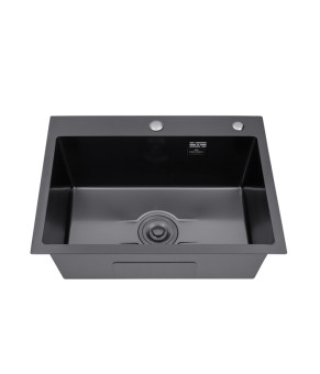 Кухонна мийка Kroner KRP Derby - 5843HM PVD (2,5/0,5 мм)
