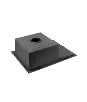 Кухонна мийка Kroner KRP Schwarze - 6350RHM PVD (3.0/1.0 мм)