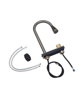 Кухонна мийка Kroner KRP Schwarze - SET7545HM PVD (3.0/0.8 мм)