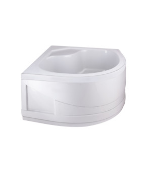 Душевой поддон Lidz KAPIELKA ST80x80x41 см высокий, полукруглый, с панелью (LKAST808041)