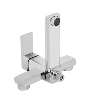 Смеситель для ванны Lidz Dozorca 0051 с поворотным изливом и душевым гарнитуром (LDDOZ0051CRM45404) Хром