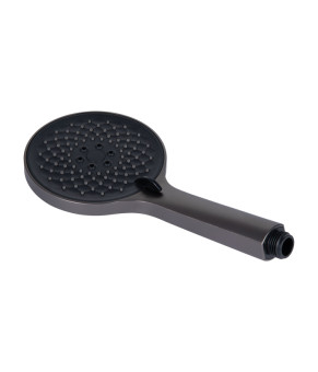 Смеситель для ванны Qtap Vlasta New с душовым гарнитуром Gunmetal Black PVD (QTVLA260GMB45645)