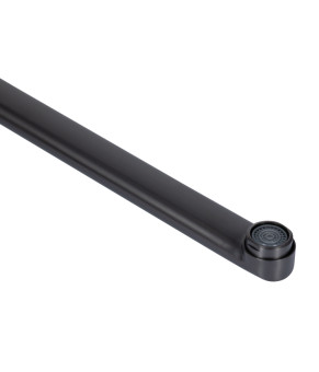 Смеситель для ванны Qtap Vlasta New с душовым гарнитуром Gunmetal Black PVD (QTVLA260GMB45645)