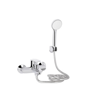 Смеситель для ванны Lidz Tani 0061 с душевым гарнитуром (k40) LDTAN0061CRM44963 Хром
