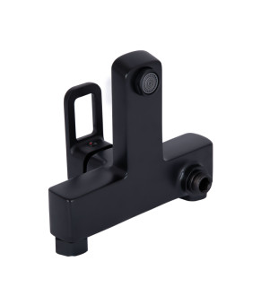 Смеситель для ванны Lidz Wawel 006 Black (LDWAW006BLA45393) с душевым гарнитуром