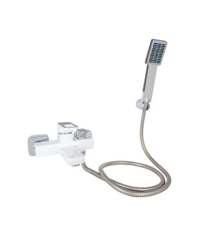 Смеситель для ванны Lidz Wawel 006 с душем White (LDWAW006WHI45398)