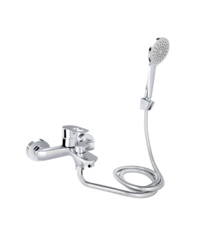 Смеситель для ванны Lidz Latwa 006 с душевым гарнитуром (LDLAT006CRM45414) Chrome