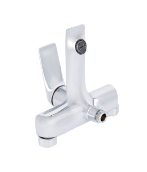 Смеситель для ванны Qtap Vlasta New с душовым гарнитуром QTVLA259CRM45642 Chrome