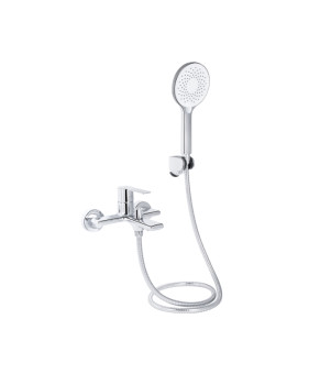 Смеситель для ванны Qtap Taurus с душем (QTTAU259CRM45661) Хром