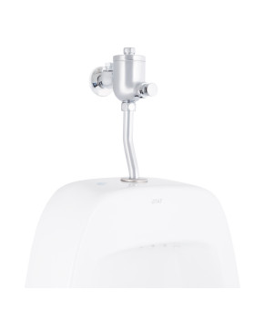 Писсуар подвесной Qtap Crow с краном-дозатором 390х330х660 White QT0588112HW