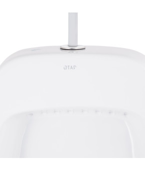 Писсуар подвесной Qtap Crow с краном-дозатором 390х330х660 White QT0588112HW
