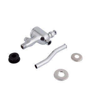 Писсуар подвесной Qtap Crow с краном-дозатором 390х330х660 White QT0588112HW