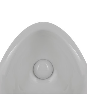 Писсуар подвесной Qtap Crow с краном-дозатором 390х330х660 White QT0588112HW