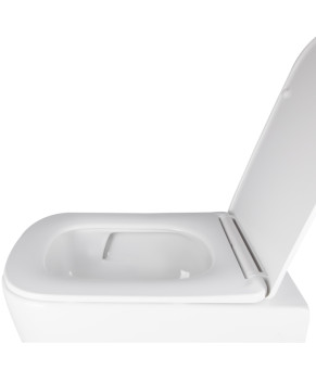 Комплект Qtap: подвесной унитаз Crow Ultra Quiet + инсталляция Nest 4 в 1 (Chrome) (SD00051249)