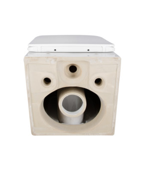 Комплект Qtap: подвесной унитаз Crow Ultra Quiet + инсталляция Nest 4 в 1 (Chrome) (SD00051249)