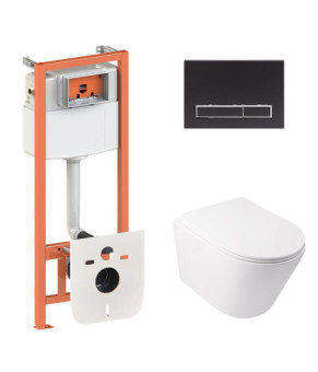 Готове рішення Qtap для ванної кімнати: підвісний унітаз Swan Ultra Quiet (SD00051277)