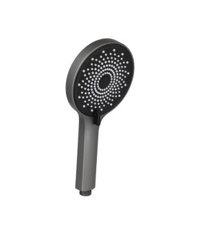 Qtap Rucni Лійка для ручного душу 120 мм округла QTRUCA120R3GRP Graphite