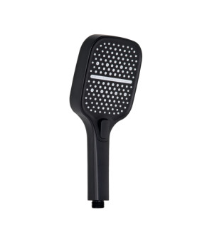 Лійка для ручного душу Qtap Rucni 260x120 мм округла QTRUC125BLM45782 Black Matt