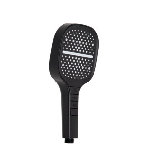 Лейка для ручного душа Qtap Rucni 130x130 мм Black Matt (QTRUC125BLM45957)