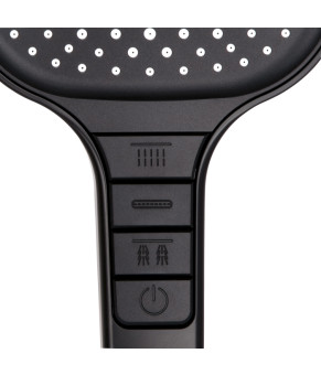 Лейка для ручного душа Qtap Rucni 130x130 мм Black Matt (QTRUC125BLM45957)