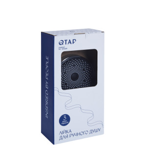 Лійка для ручного душу Qtap Rucni D 130 мм округла QTRUC125CRM45952 Chrome