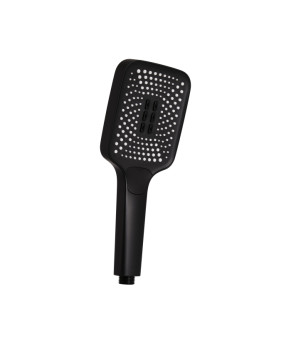 Лійка для ручного душу Qtap Rucni 140x110 мм прямокутна QTRUC125BLM45955 Black Matt