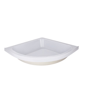 Душевой поддон Lidz KAPIELKA ST80x80x26 акриловый 80x80см полукруглый с панелью (LKAST808026)