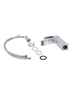 Смеситель для раковины Qtap Swan Cascada QTSWA270CRM45564 Хром (SD00051688)