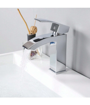Смеситель для раковины Qtap Swan Cascada QTSWA270CRM45564 Хром (SD00051688)