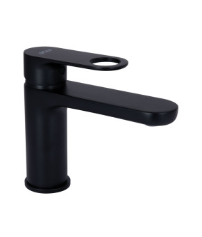 Смеситель для раковины Qtap Jay QTJAY270BLM45545 Black Matt