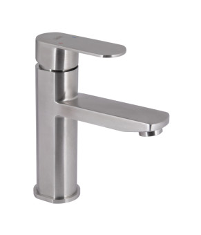 Смеситель для раковины Lidz Luna 001F (k35) Nickel (LDLUN001FNKS46094)