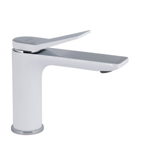 Смеситель для раковины Qtap Presto QTPRE270CRW45576 Chrome/White