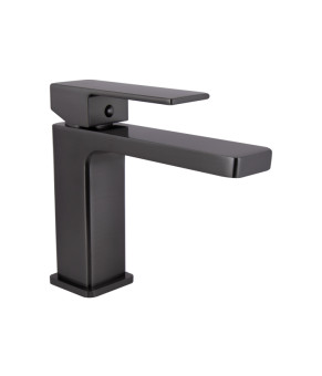 Смеситель для раковины Qtap Gemini QTGEM270GMB45676 Gunmetal Black PVD
