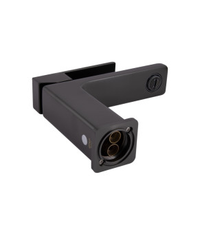 Смеситель для раковины Qtap Gemini QTGEM270GMB45676 Gunmetal Black PVD