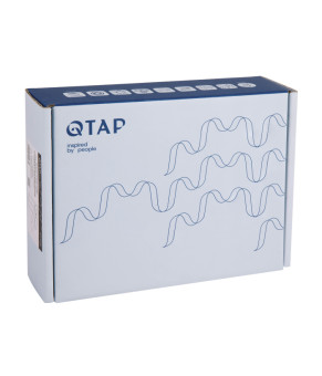Смеситель для раковины Qtap Swan Cascada QTSWA270CRW45568 Chrome/White