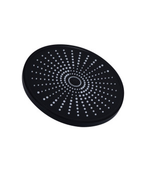 Универсальная душевая система Qtap Jay с изливом QTJAY111BLM45549 Black Matt