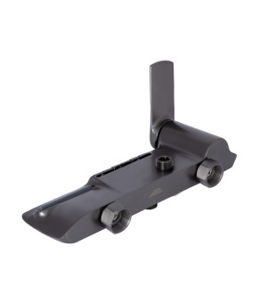 Универсальная душевая система Qtap Slavonice с изливом Gunmetal Black PVD (QTSLA111GMB45905)