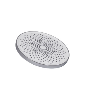 Лійка для верхнього душу Qtap Hlavova D 230 мм округла QTHLA107CRM45787 Chrome/White