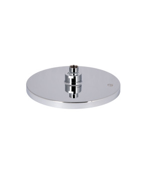 Лійка для верхнього душу Qtap Hlavova D 230 мм округла QTHLA107CRM45787 Chrome/White